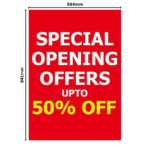 Special opening offer dimension
