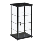 Black Aluminium Display Cabinet