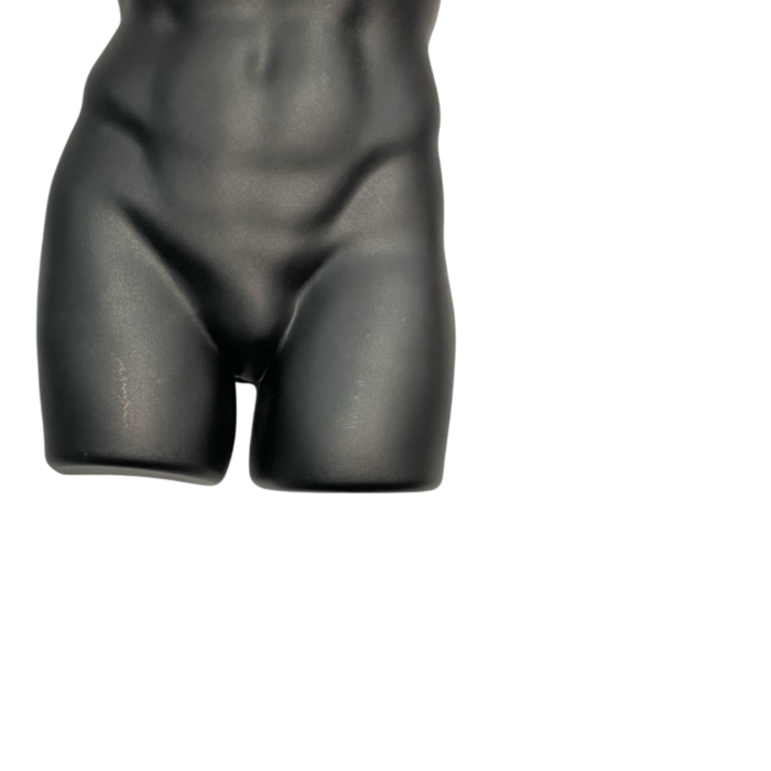 Black Male Hanging Body Form | Retail Display Mannequin – H960mm