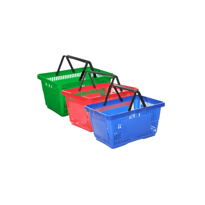 28L Plastic Shopping Baskets