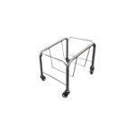 Grey Shopping Basket Stacker with Wheels