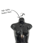 Black Gloss Female Hanging Body Form
