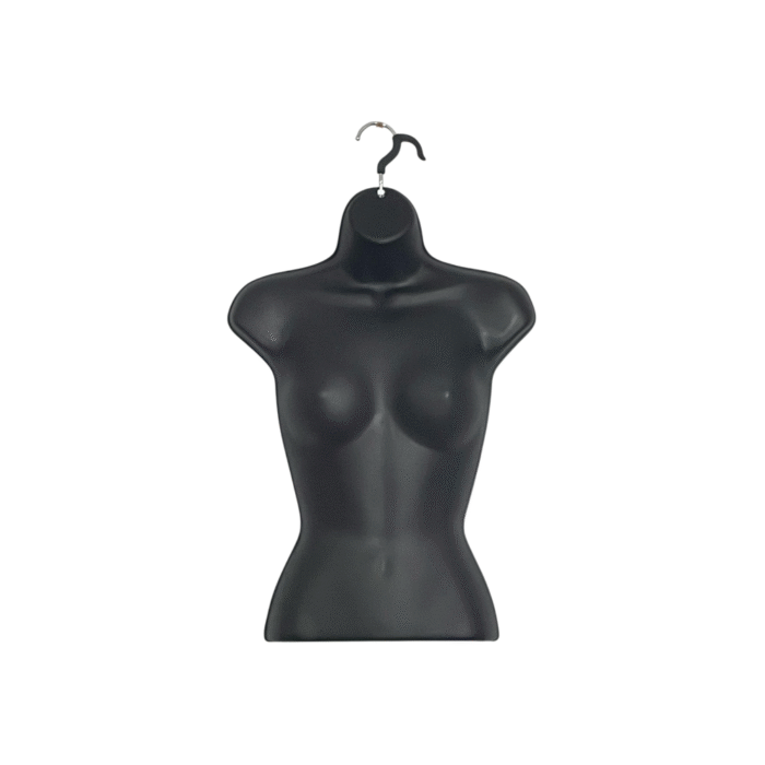 Black Female Hanging Half Body Form