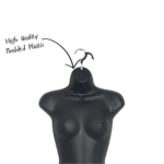 Black Female Hanging Body Form | Retail Display Mannequin – H870mm