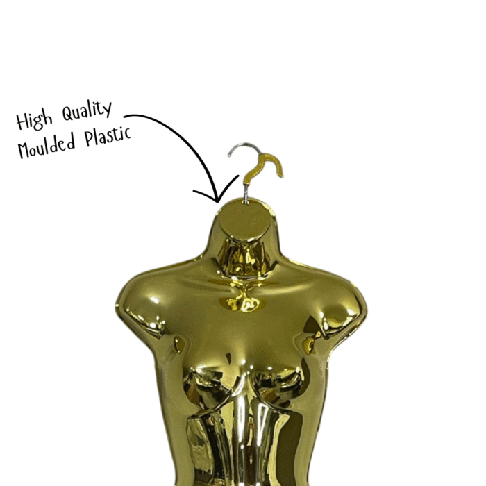 Gold Gloss Female Hanging Body Form