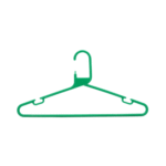 Strong Adult Green Plastic Hangers