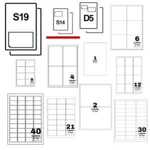 A4 Integrated Labels