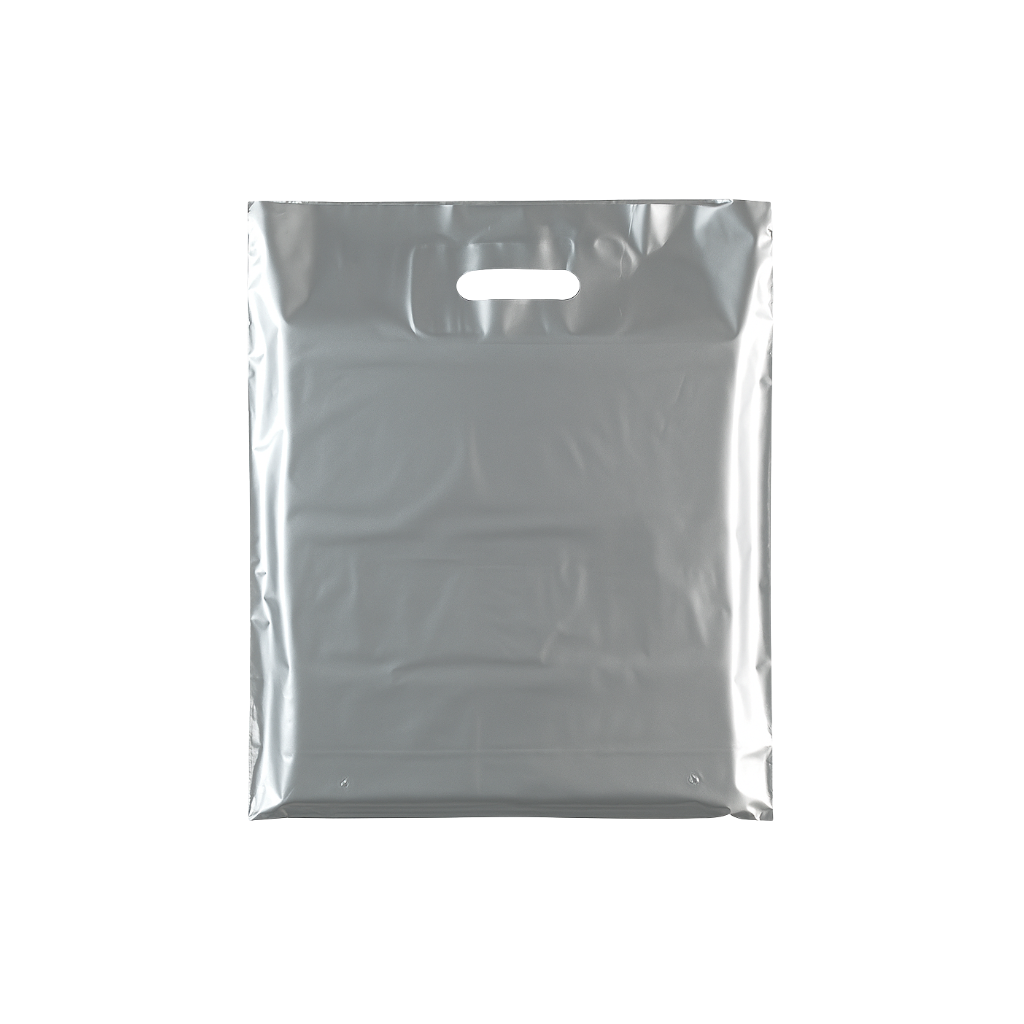 Small Plastic silver carrier bags – bulk plain red carrier bags for retail and events