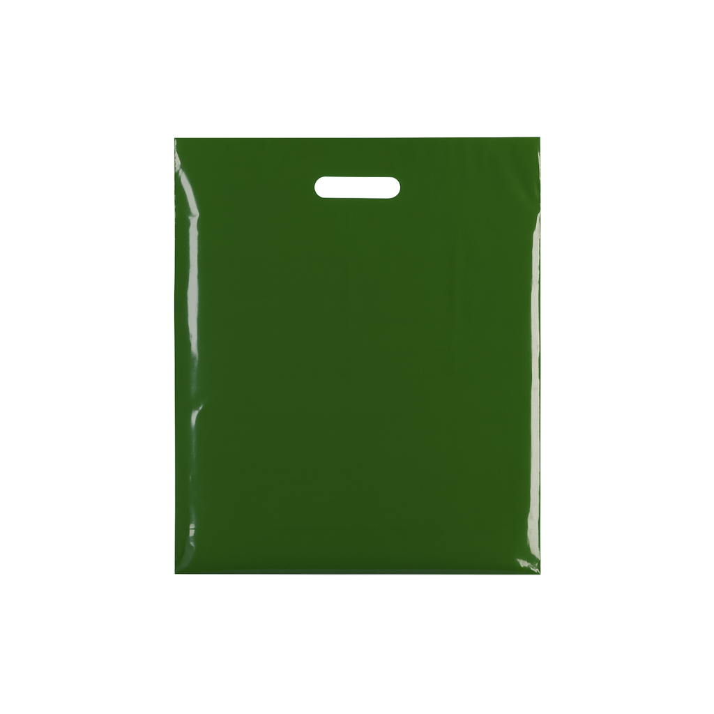 Small Plastic Harrods green carrier bags – bulk plain green carrier bags for retail and events