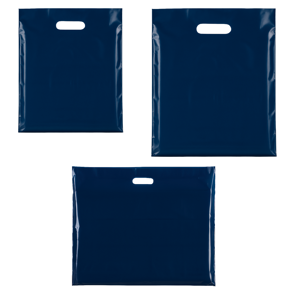 Plastic blue carrier bags – bulk plain red carrier bags for retail and events