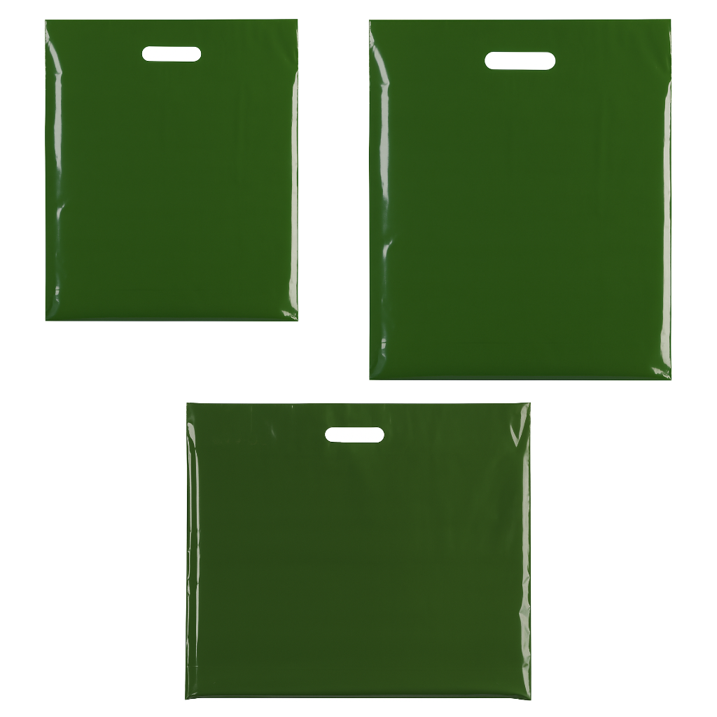 Plastic harrods green carrier bags – bulk plain red carrier bags for retail and events