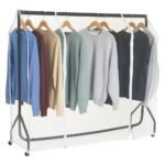 clear clothes rail cover