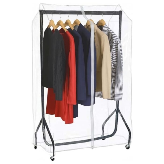 clear clothes rail cover
