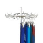 Chrome Revolving Tie and Belt Rail