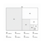 Locking poster display frames paper sizes