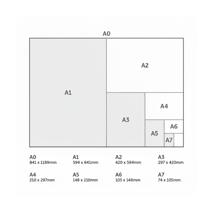 Locking poster display frames paper sizes