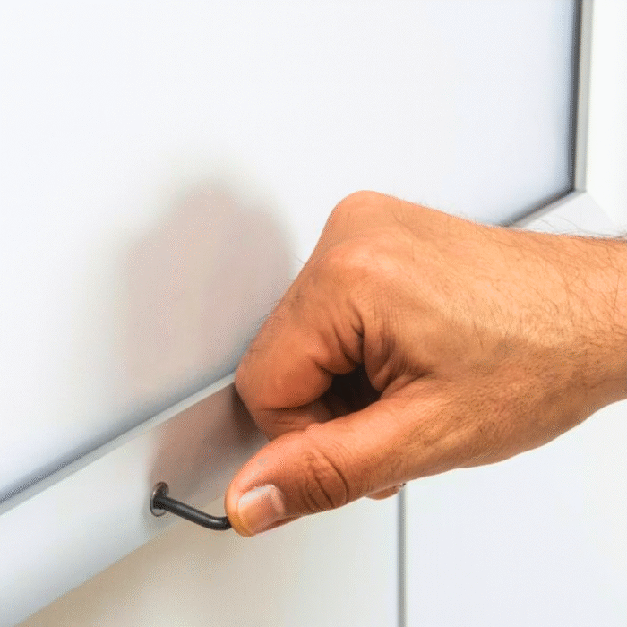 Lockable poster snap frame 32mm aluminium tamper-proof display frame