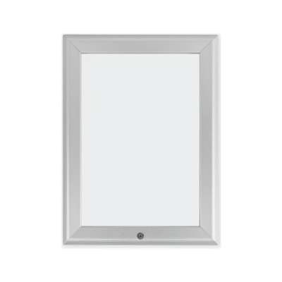 A1 lockable poster snap frame 32mm aluminium tamper-proof display frame