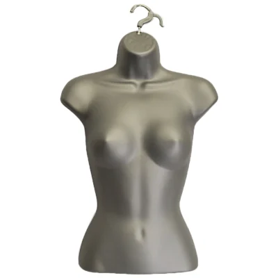 Silver Female Hanging Half Body Form – H595mm