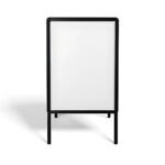 A1 black A-board double sided pavement sign poster display with snap frame