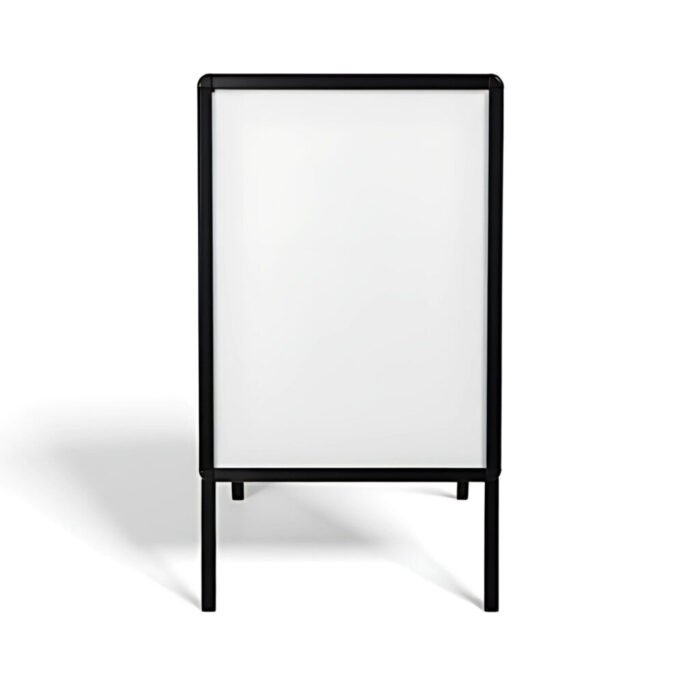 A1 black A-board double sided pavement sign poster display with snap frame