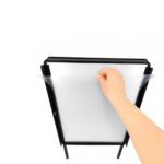 A1 black A-board double sided pavement sign poster display with snap frame