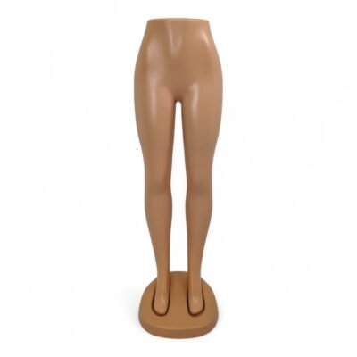 Female Mannequin Leg With Base– Flesh-Tone Plastic Display- FT(10)