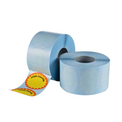 CT15 34x26mm Labels 'Special Offer' - Yellow Oval Flash Permanent